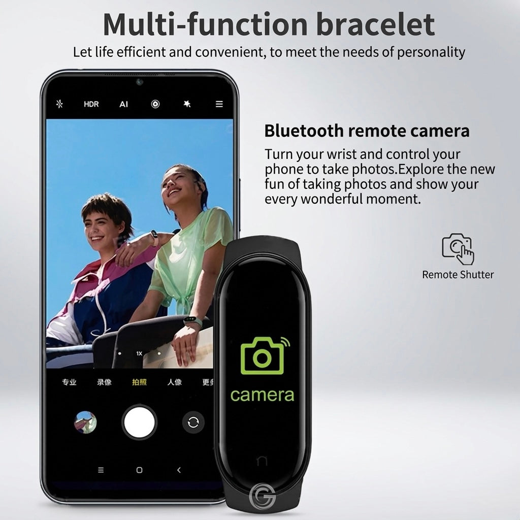 Nexora M6 Pulse Smart Fitness Band