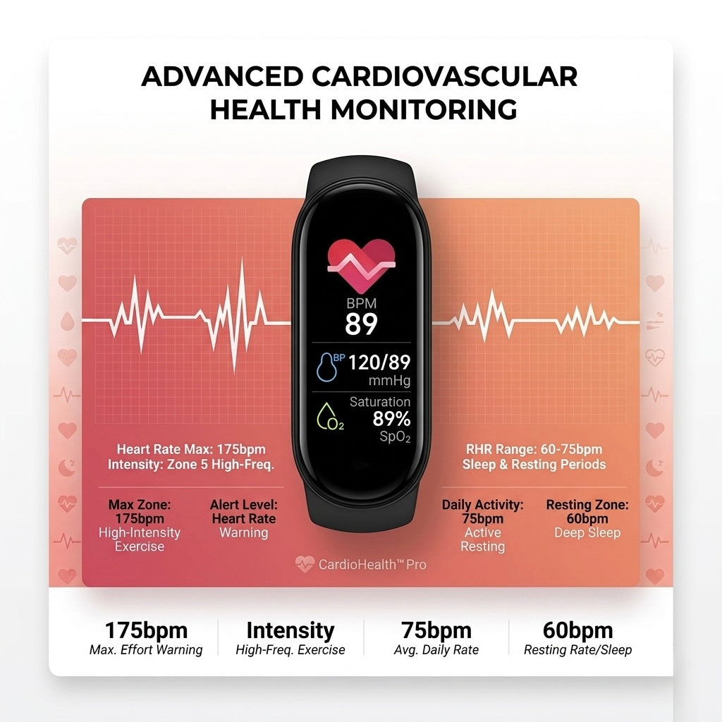 Nexora M6 Pulse Smart Fitness Band