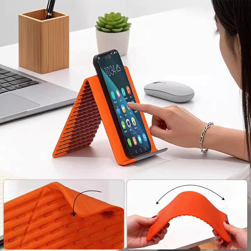 Flexible Silicone Stand – Phone, Tablet & Laptop Holder