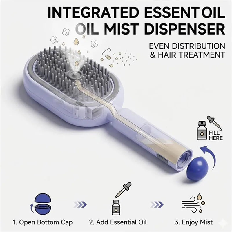 SteamGlow™ 3-in-1 Hair Revival Brush